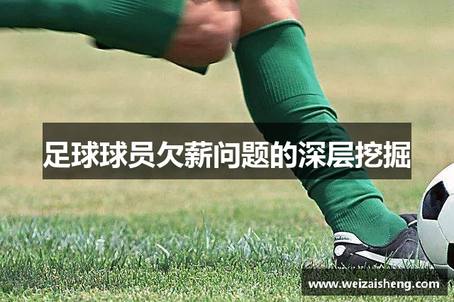 足球球员欠薪问题的深层挖掘